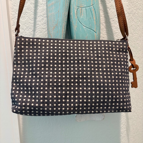 Fossil Denim and Leather Crossbody - Picture 6 of 12